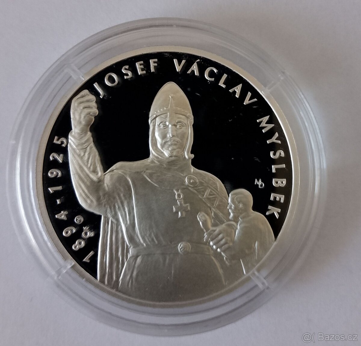 Stříbrná medaile Příběhy naší historie - Svatý Václav proof