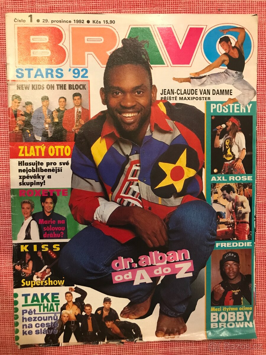 Bravo 1/1993. Vydáno 29.prosince 1992.