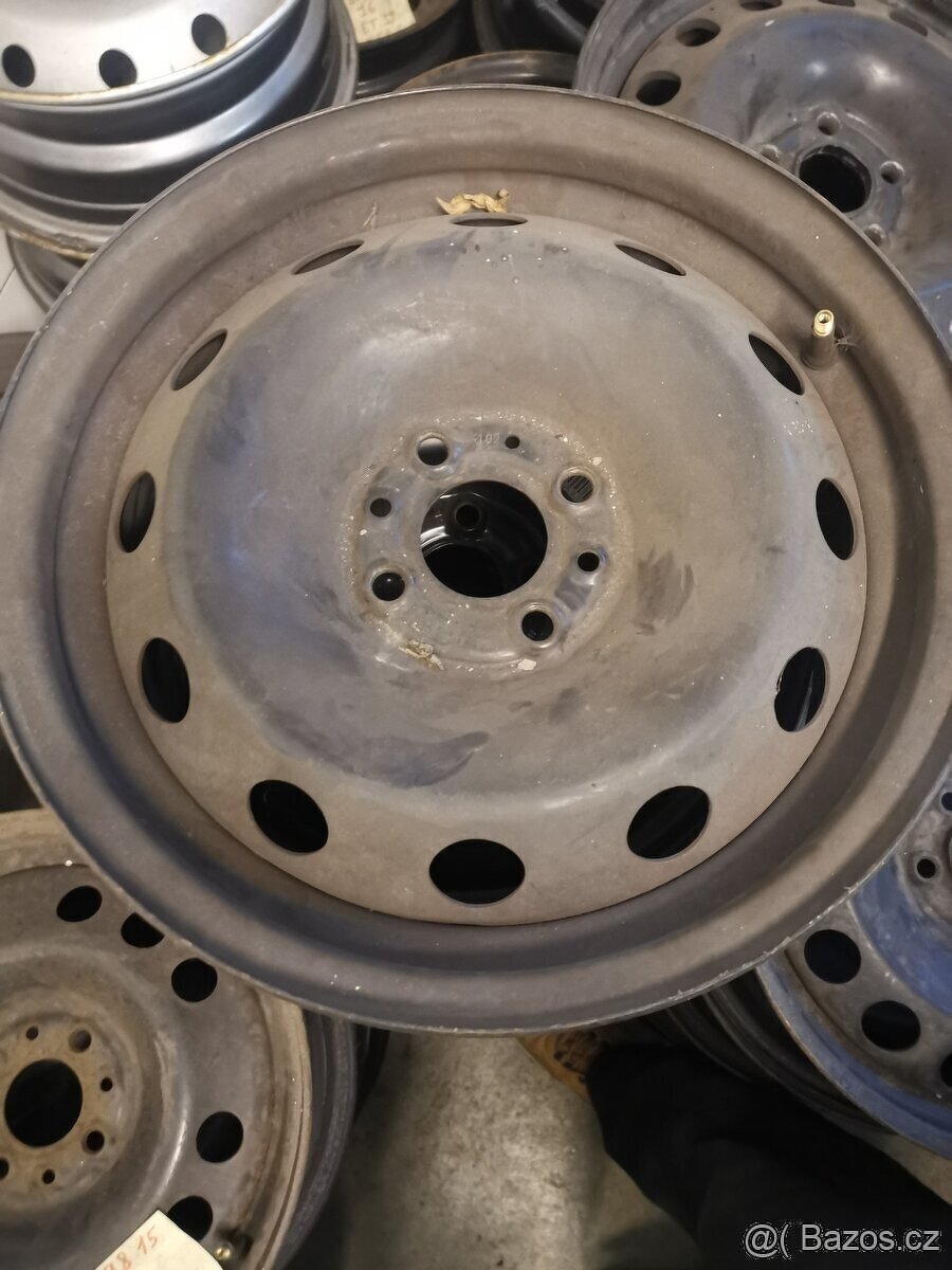 4x98 r15 plechové disky Fiat