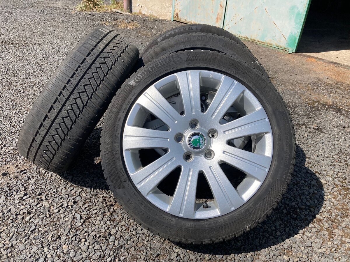 Alu original Škoda 205/50 R17