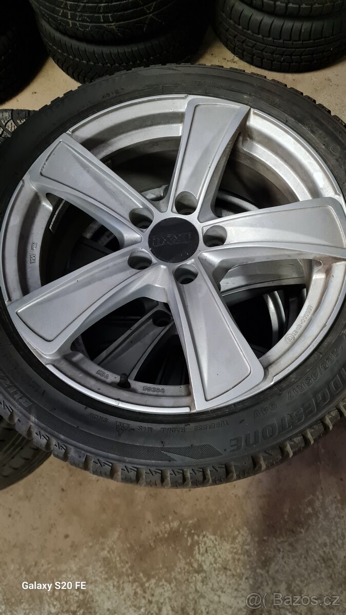 ALU VW, AUDI,5X112 - 225/45/17 94V - ET 40 - ZIMNÍ - Č- 26
