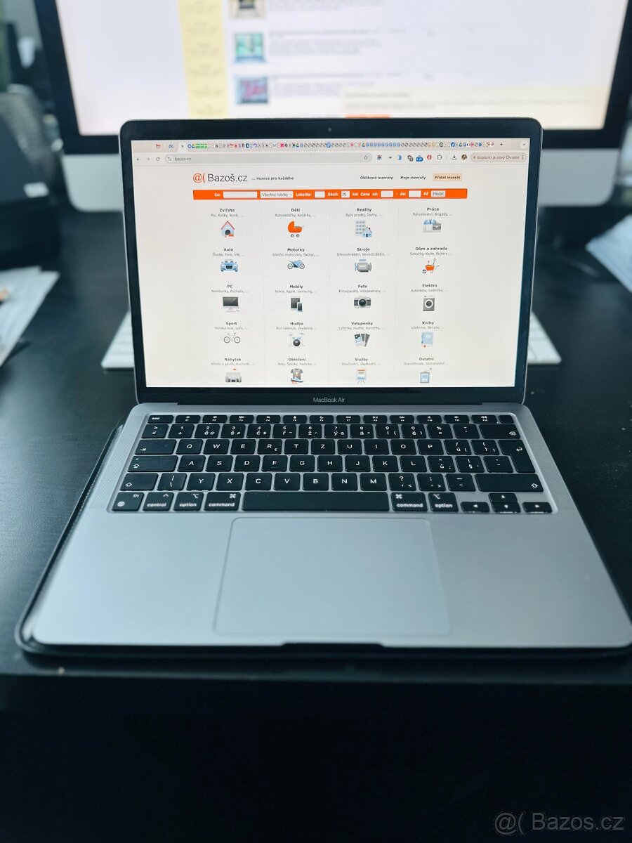 Macbook Air M1 13" 16GB, 256GB ssd, stříbrný 2020