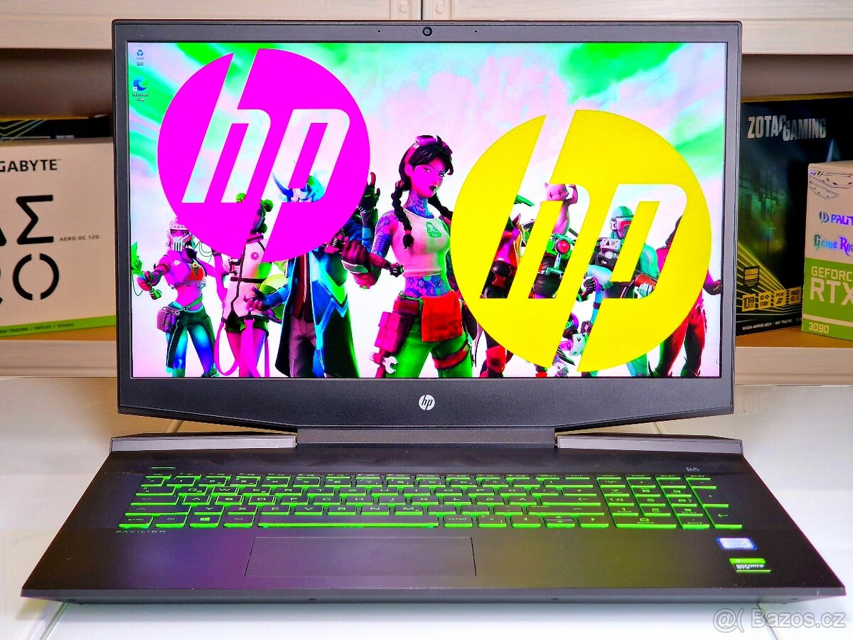 Herní notebook HP PAVILION 17 | GTX 1050 | 16GB | SSD