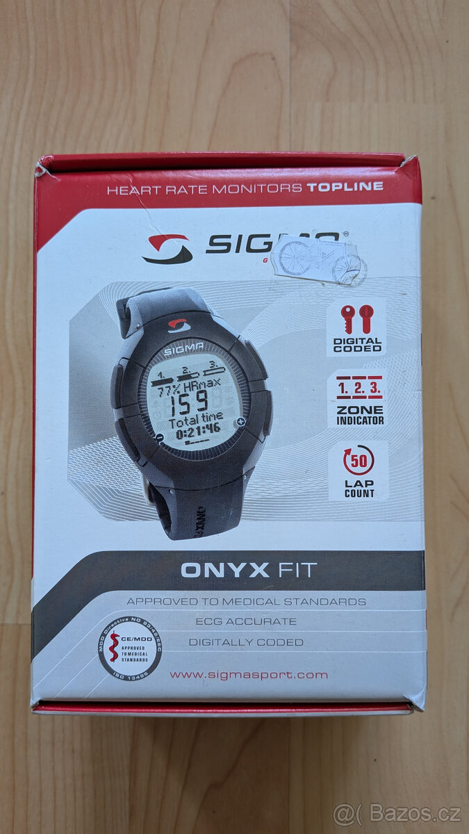 Nepoužitý pulsmetr Sigma TopLine Onyx Fit