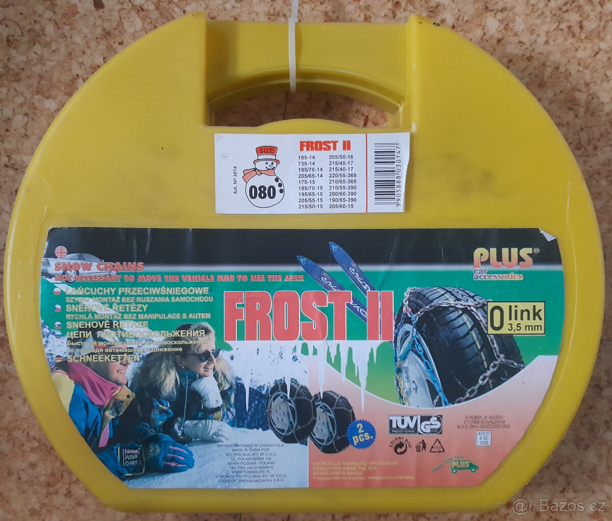 Sněhové řetězy Frost II velikost 080 nové nepoužité