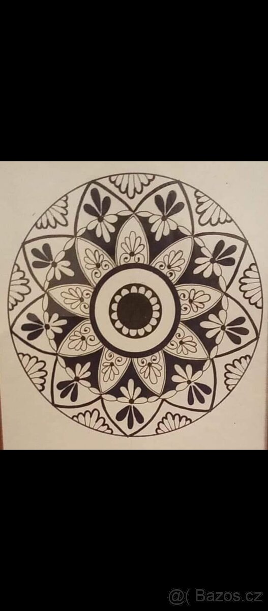 Mandala - ručně malovaná (i na přání)