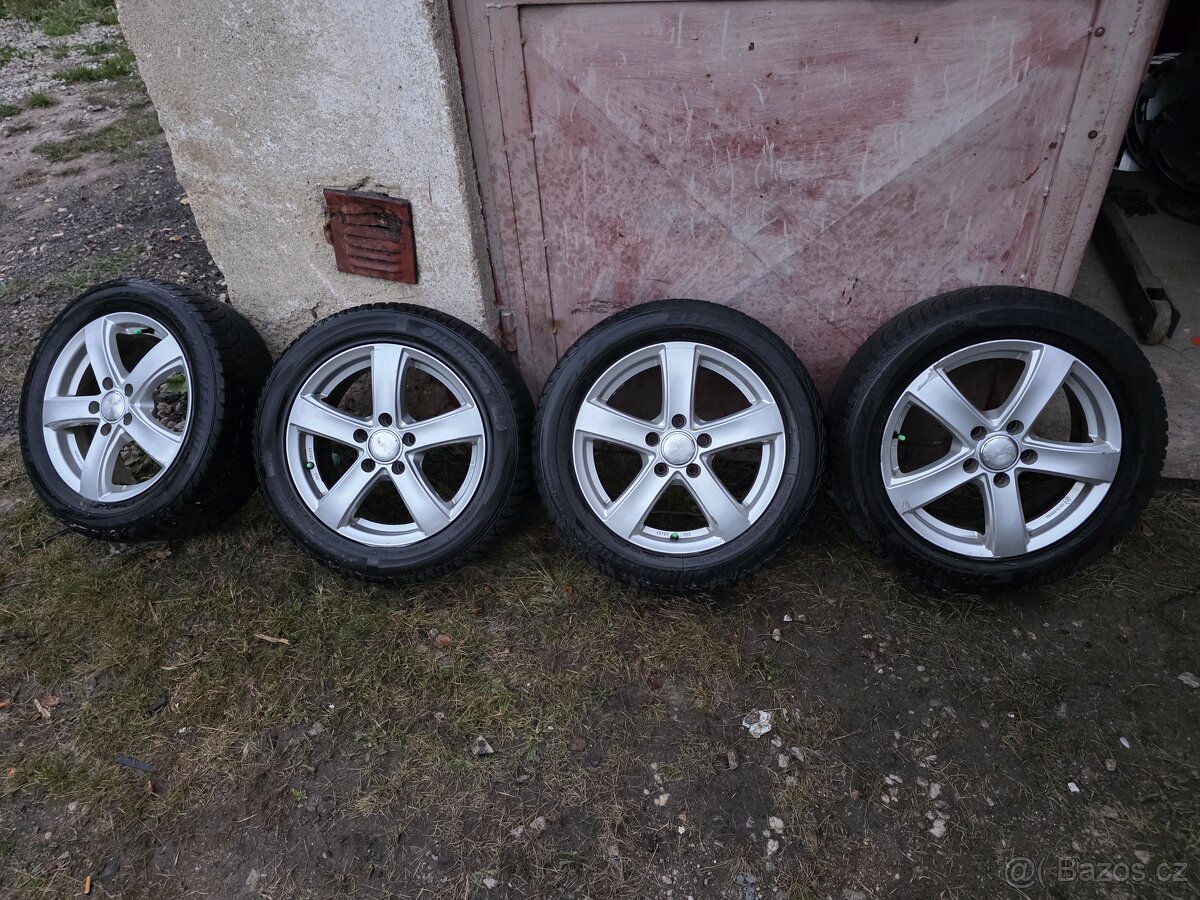 4 ks zimní pneu 205/55/16 Semperit 7mm