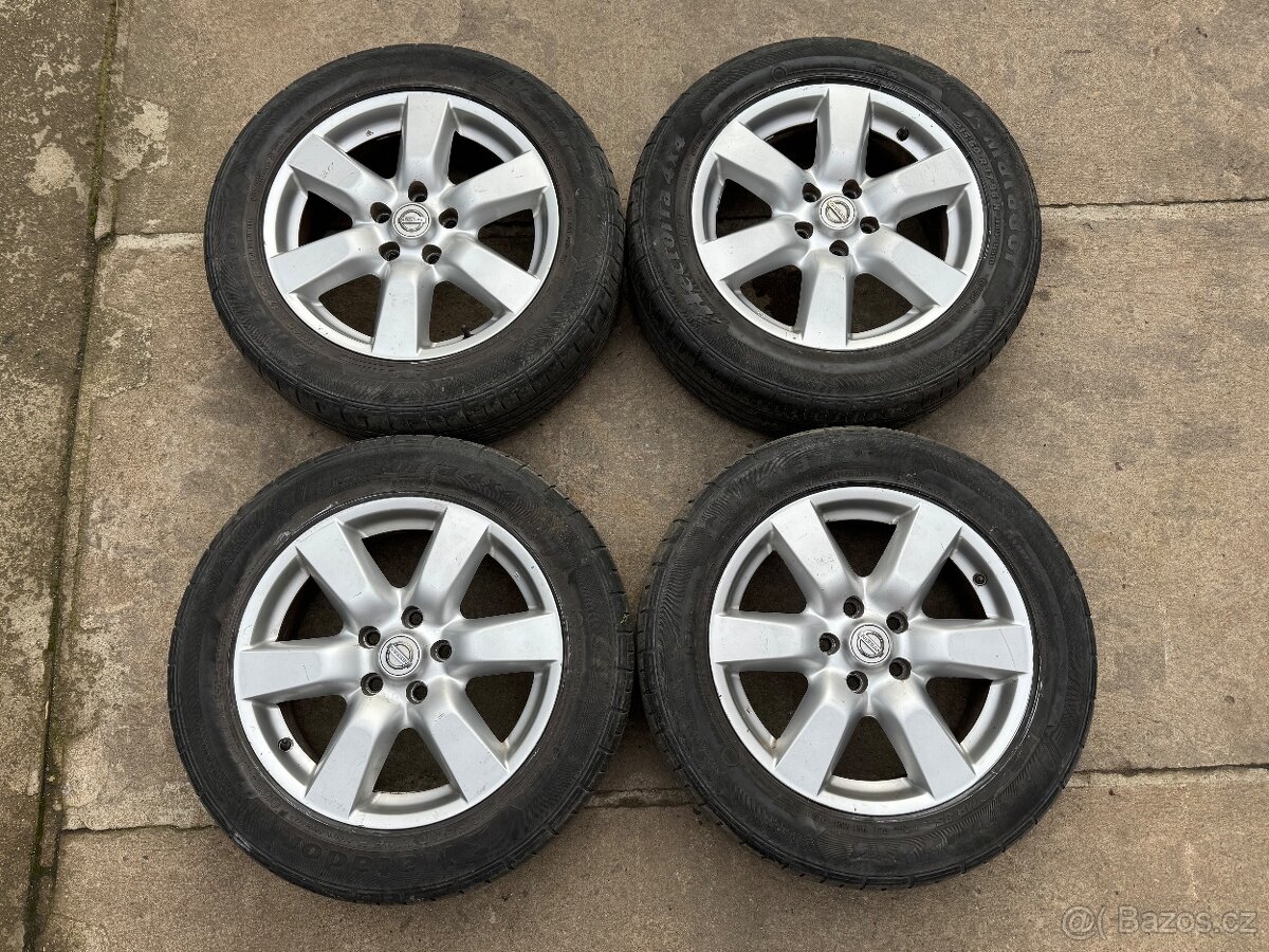 Origo Alu disky Nissan 17” 5x114.3 s pneu 215/60 R17