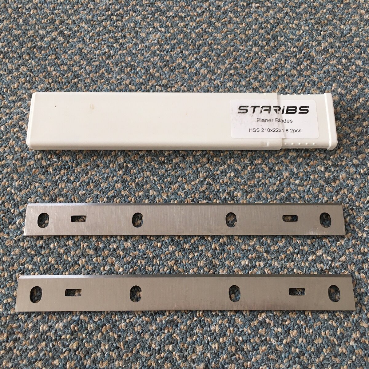 Nože do hoblovky - hoblovací nože HSS 210x22x1,8