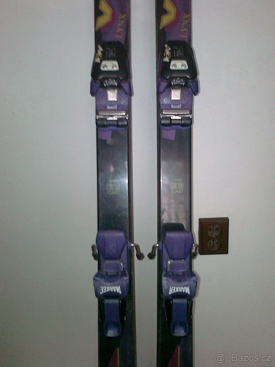 Lyže, sjezdové, sjezdovky, 5 párů, různé