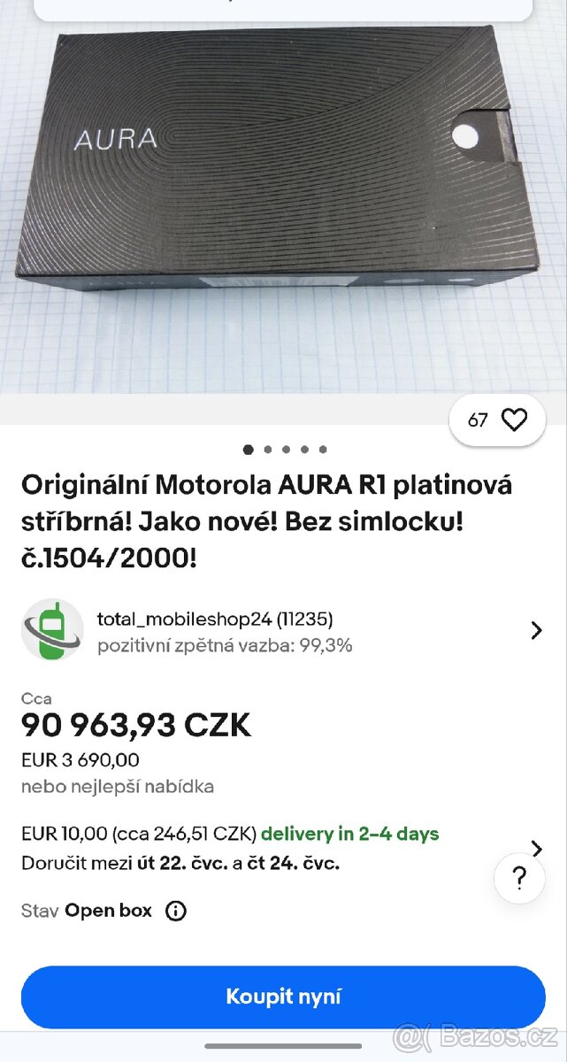 Motorola Aura R1 vymena