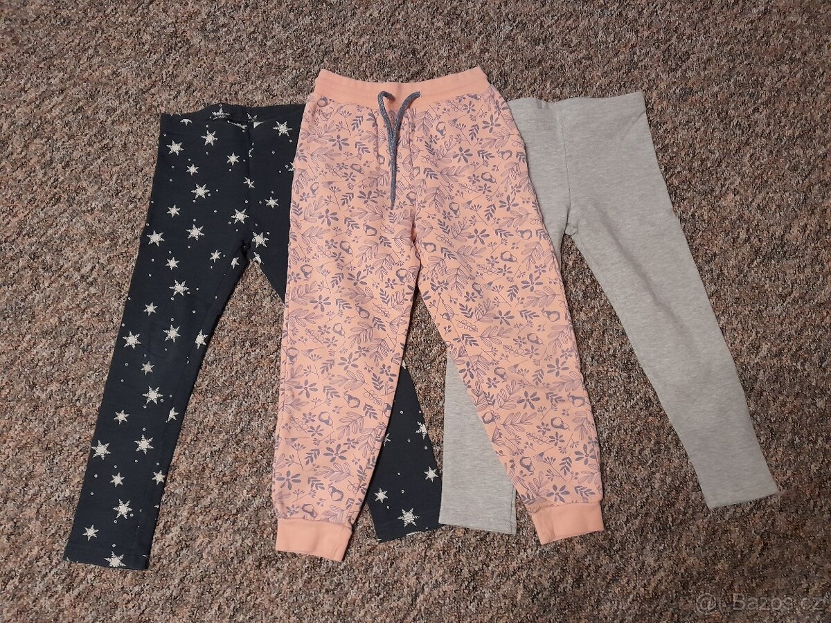 Tepláky a zateplené leginy 110-116