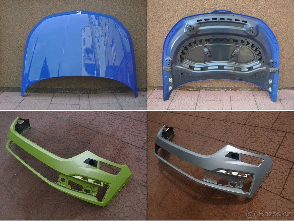 Škoda Kodiaq lift orig kapota 565823155B nárazník 565807221