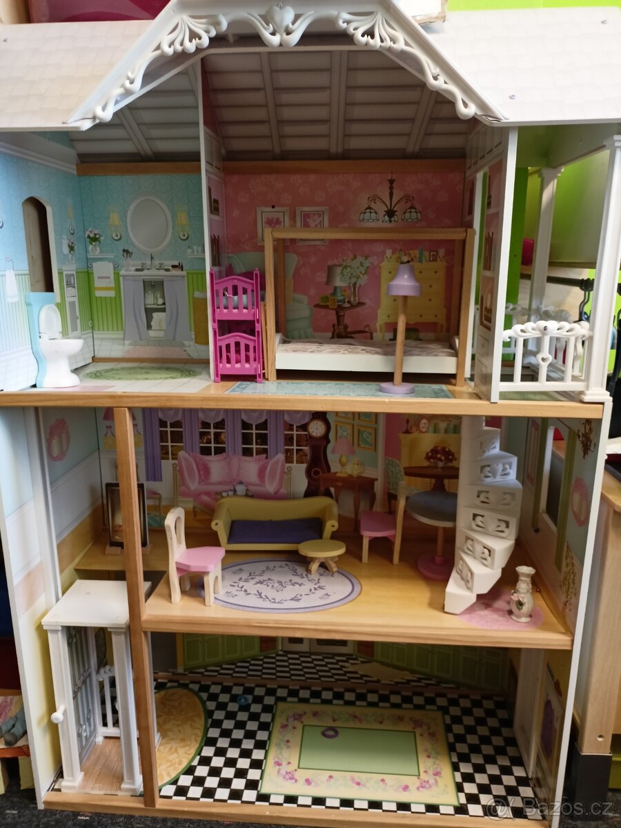 Domeček pro panenky Kidkraft Kaylee  s výtahem