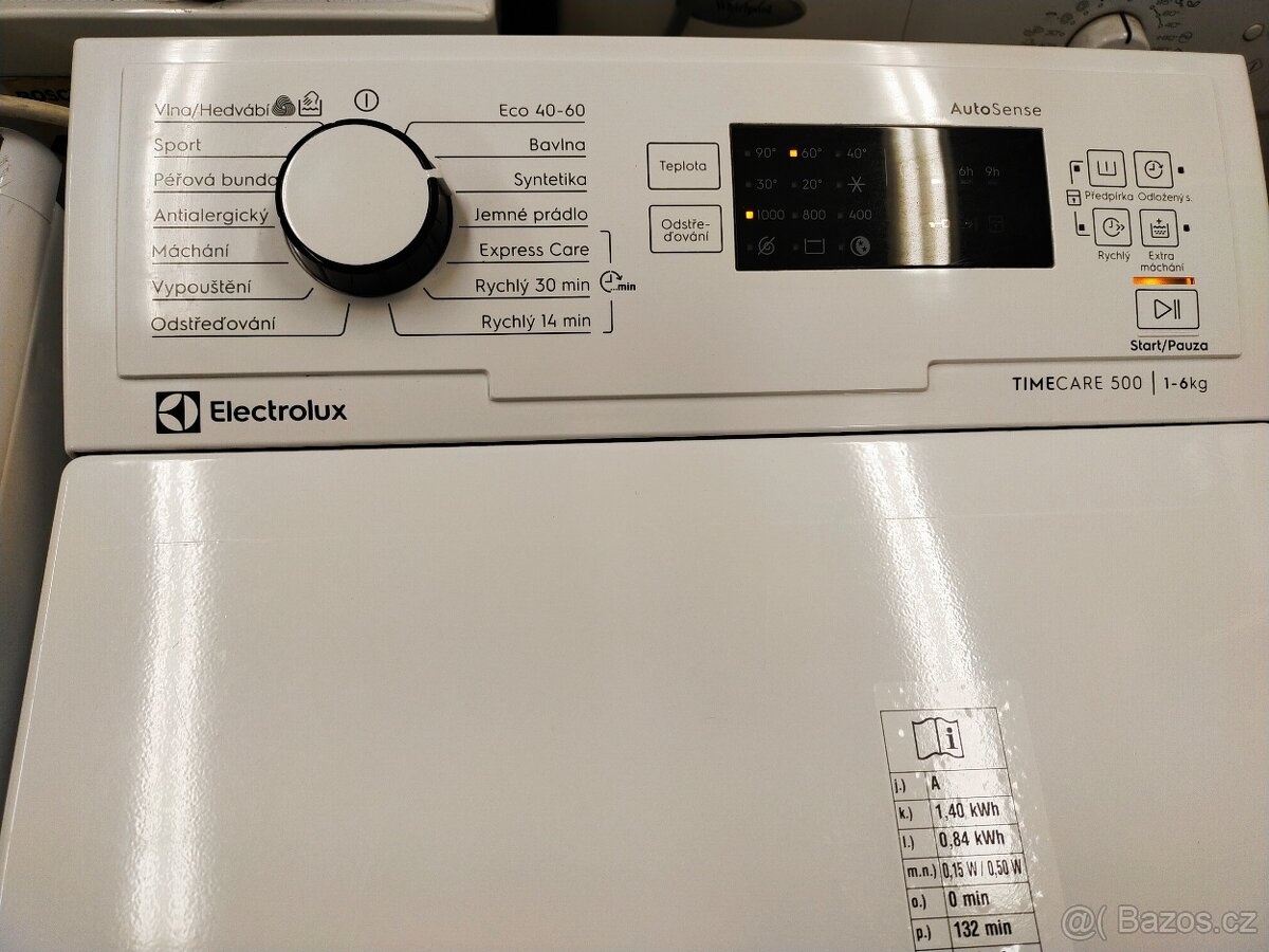 Prodám plně funkční ZANOVNI pračku značky ELECTROLUX na 6 kg