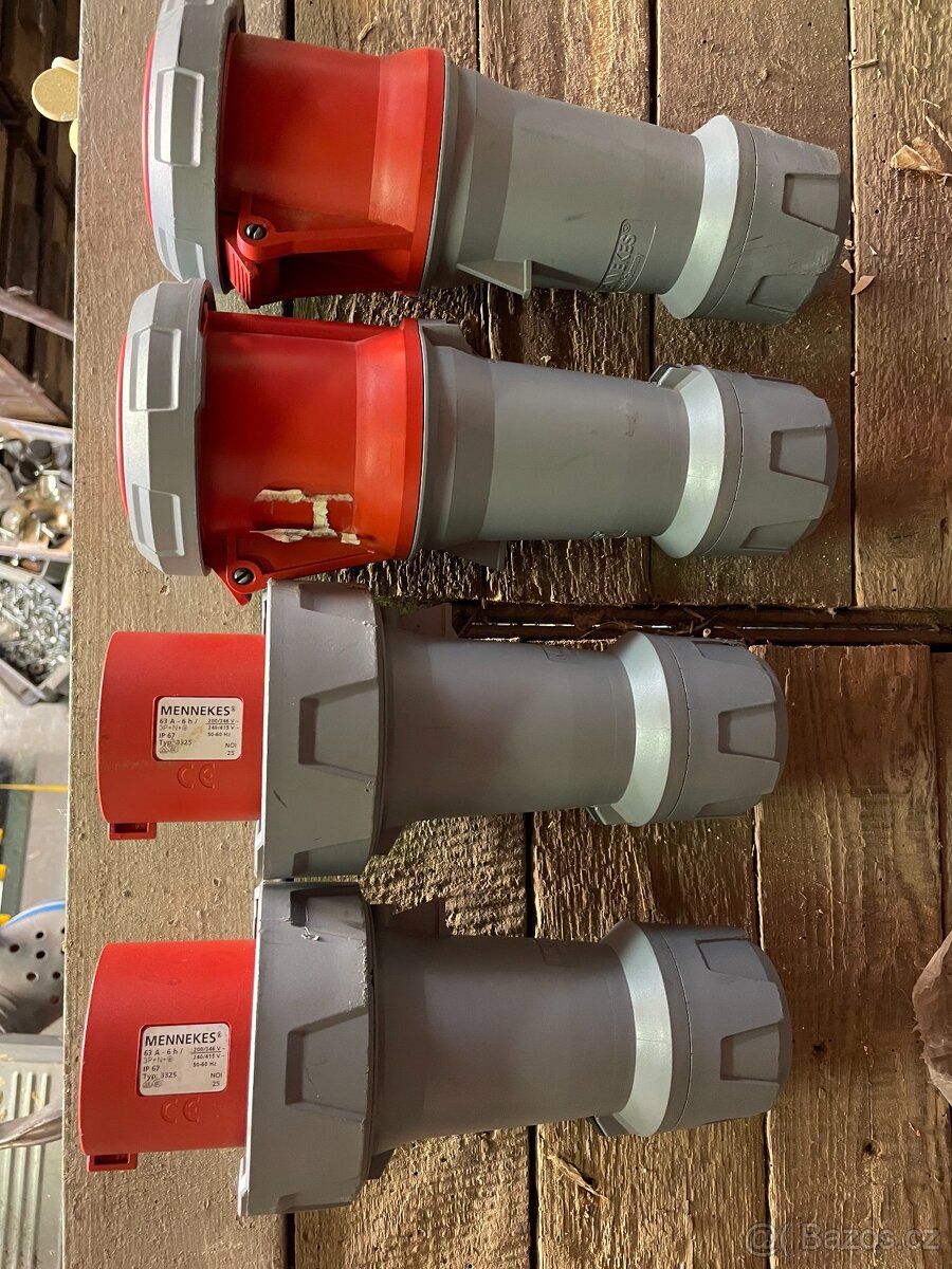 Mennekes vidlice 63A IP67 NOVÉ