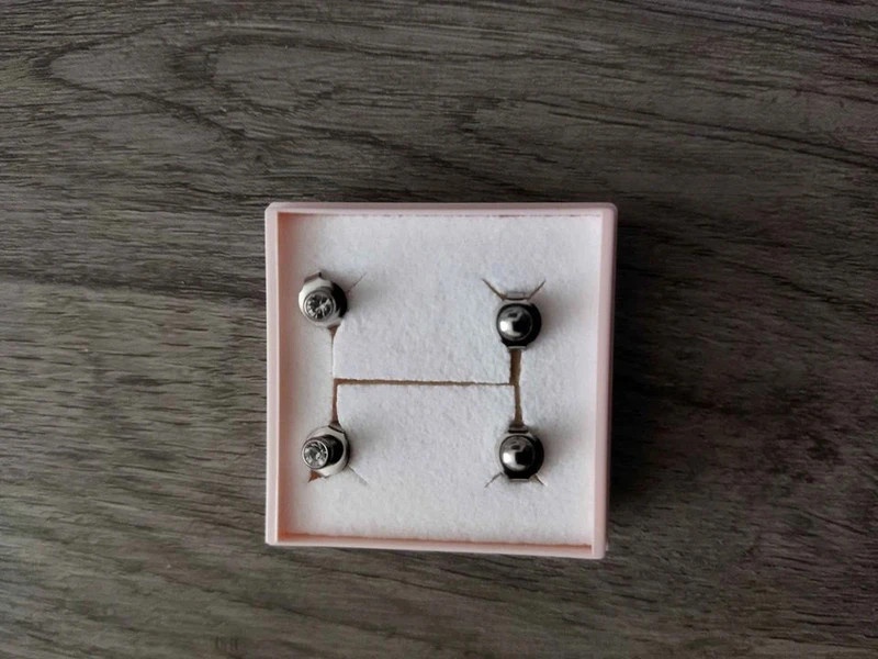 náušnice chirurgická ocel jako NOVĚ