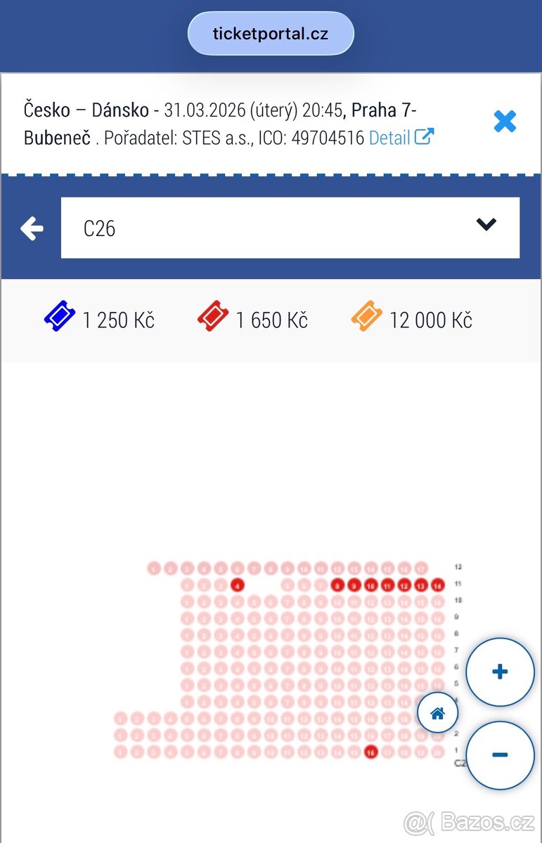 ČESKO - Dánsko TICPETPORTAL