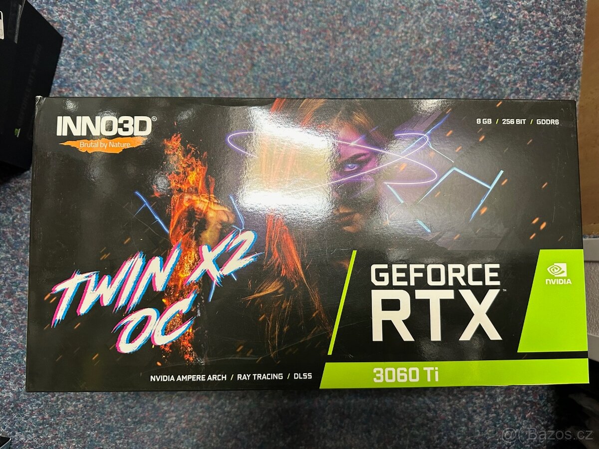 Nová grafická karta RTX3060Ti 8Gb od Inno3D