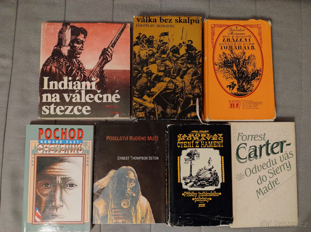 Dobrodružné knihy o indiánech