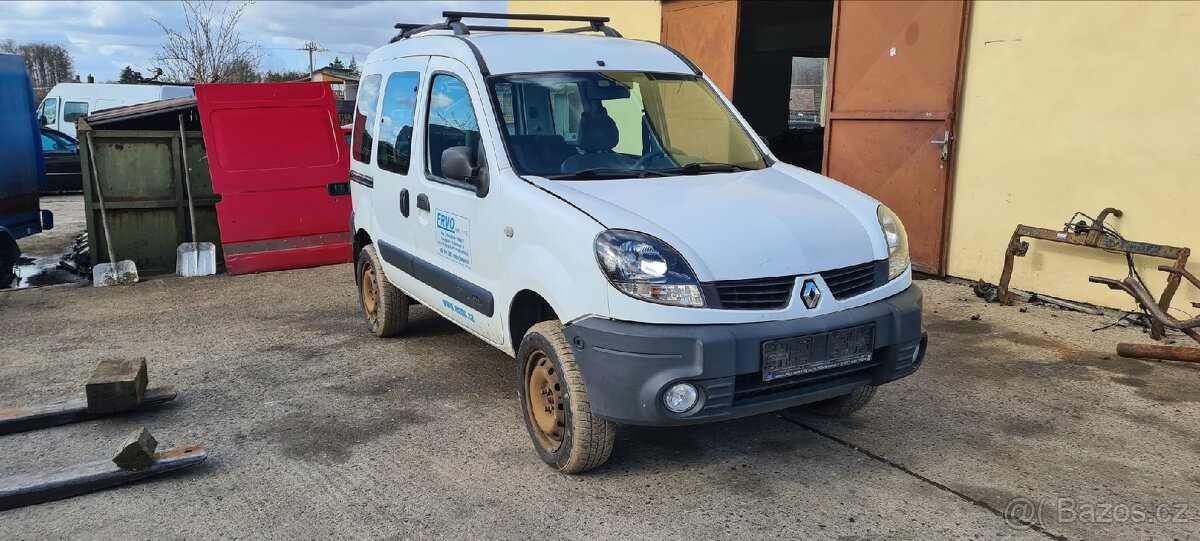 Renault Kangoo 4x4 1.9 dci r.v.2004 náhradní díly.