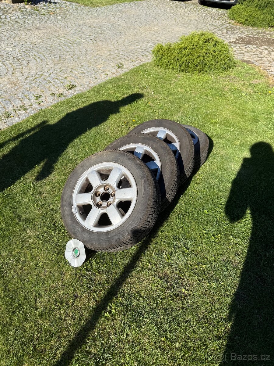 Sada kol s pneu Škoda Fabia I