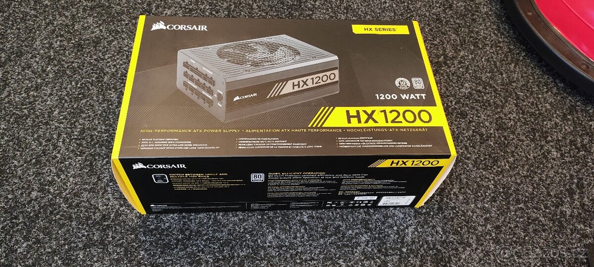 PC zdroj Corsair HX 1200 Platinum, modulární