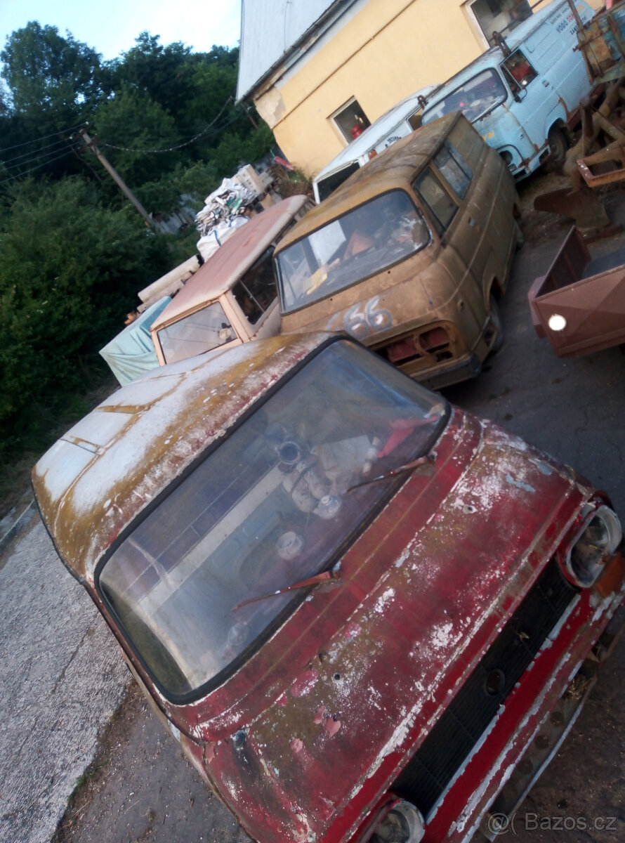 ŠKODA 1203 TAZ 1500 ZTS minibus dodávka valník skříň