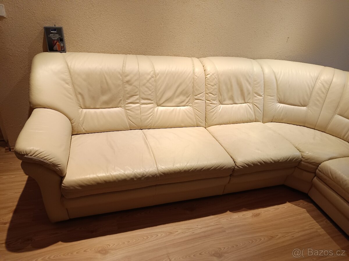 Kožená sedačka 300 x 190 cm