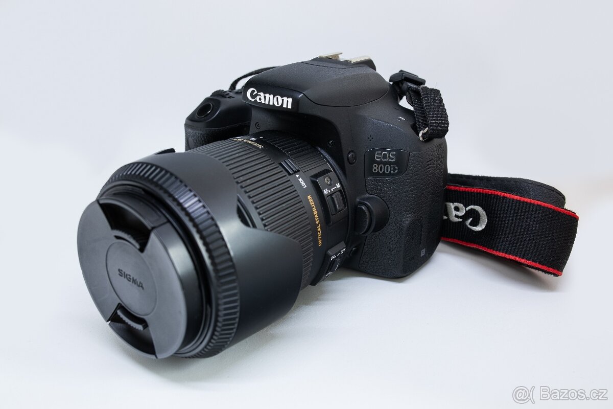Canon EOS 800D + Sigma 18-200 mm f/3,5-6,3 DC OS HSM II