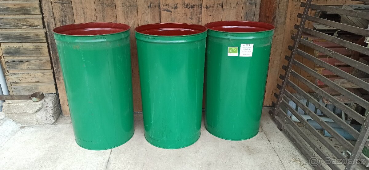 Plechové sudy 200l - kónické