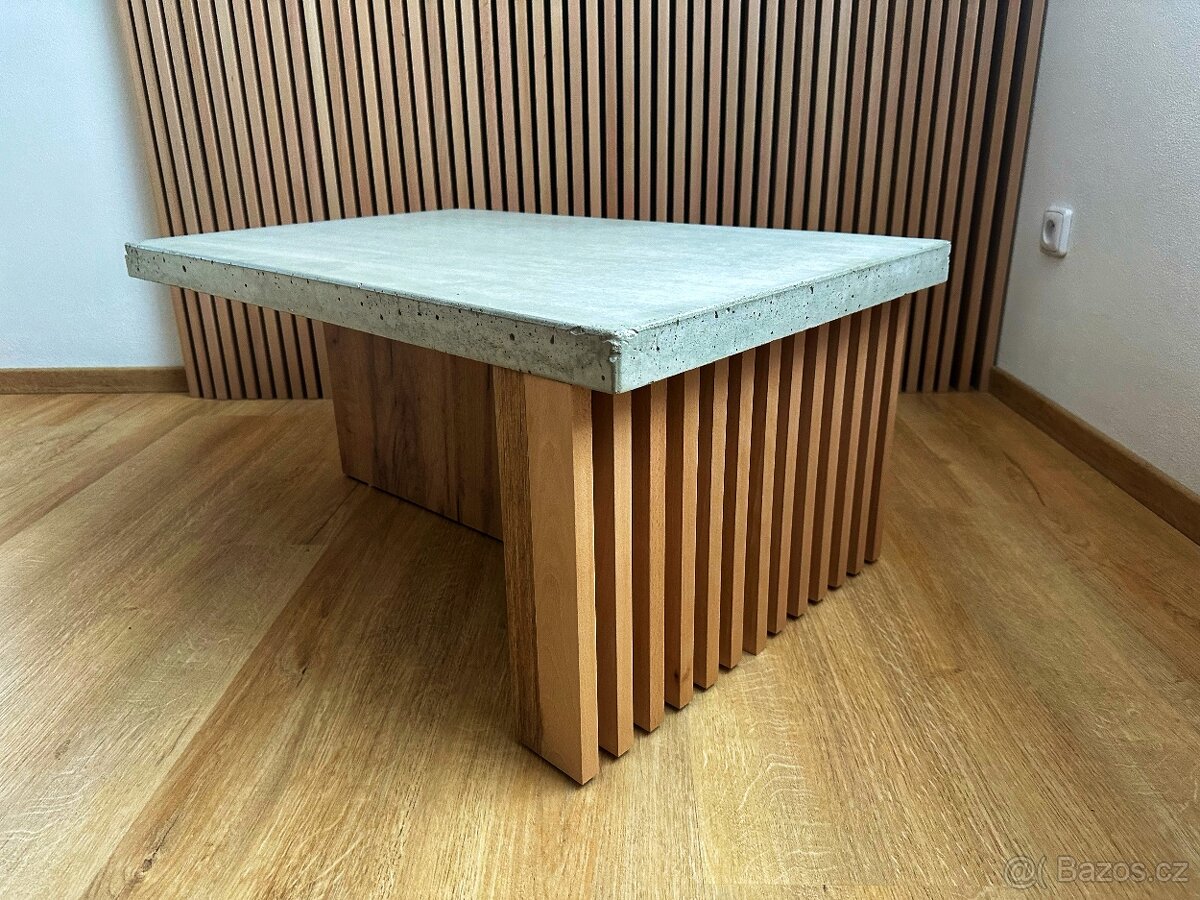 Betonový konferenční stolek