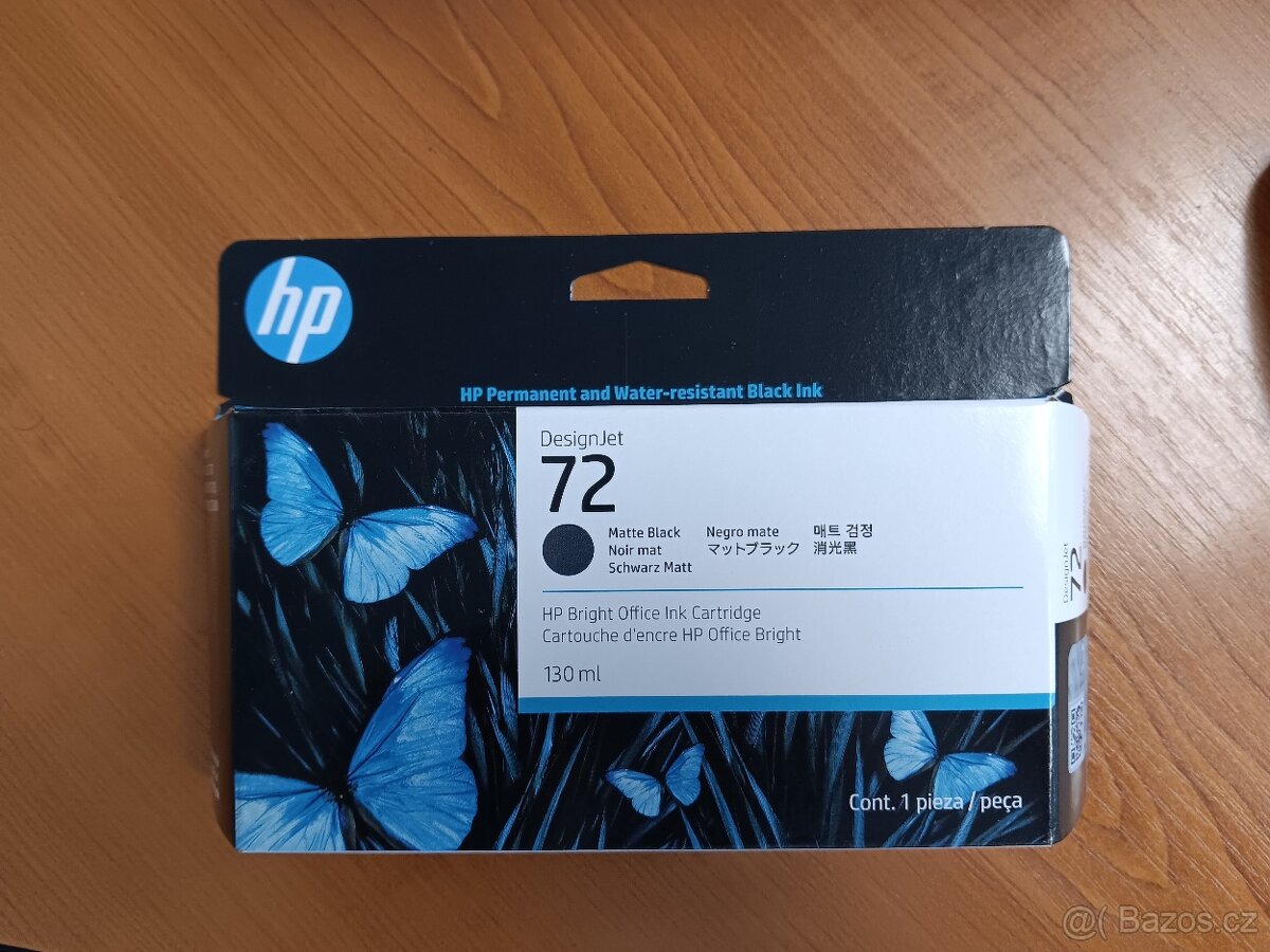 HP 72 (C9403A) - cartridge, matte black (matná černá)