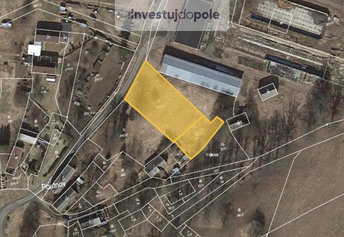 Prodej stavebního pozemku 2 266 m², Teplá - Poutnov