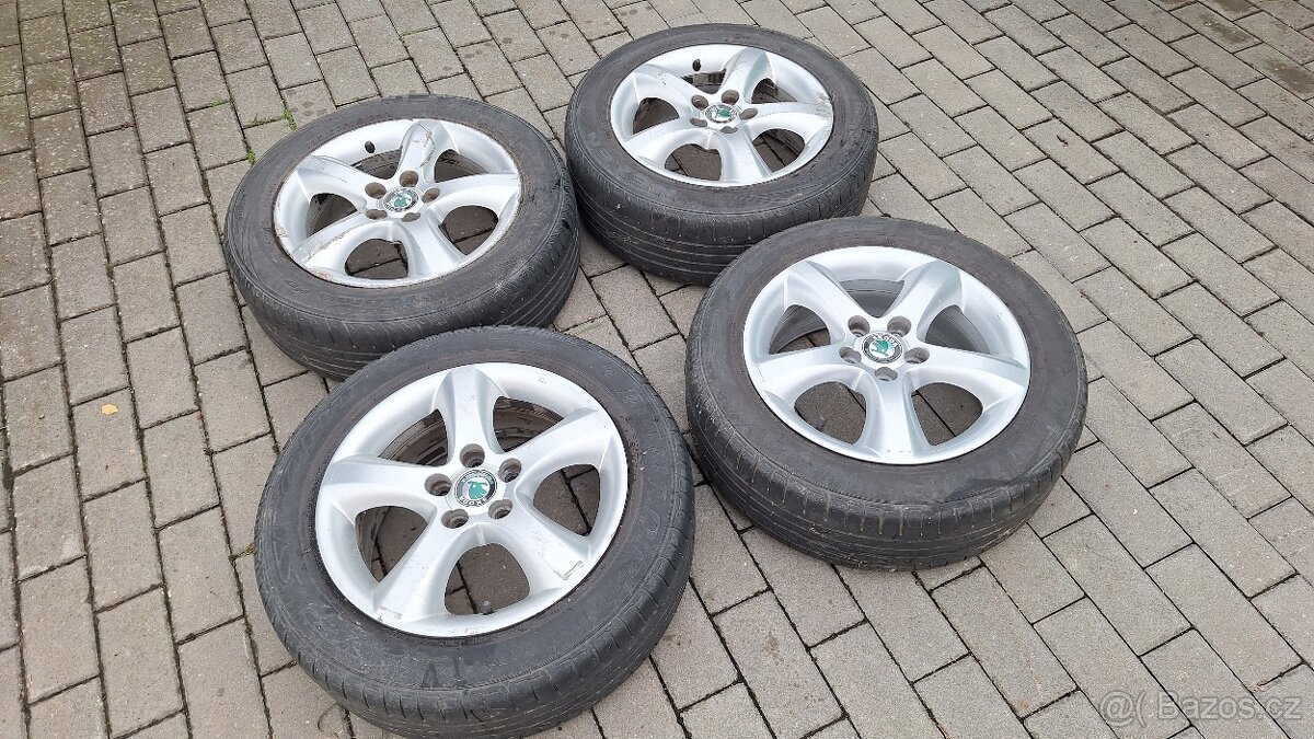 Originální disky Škoda Fabia II 5x100 15"