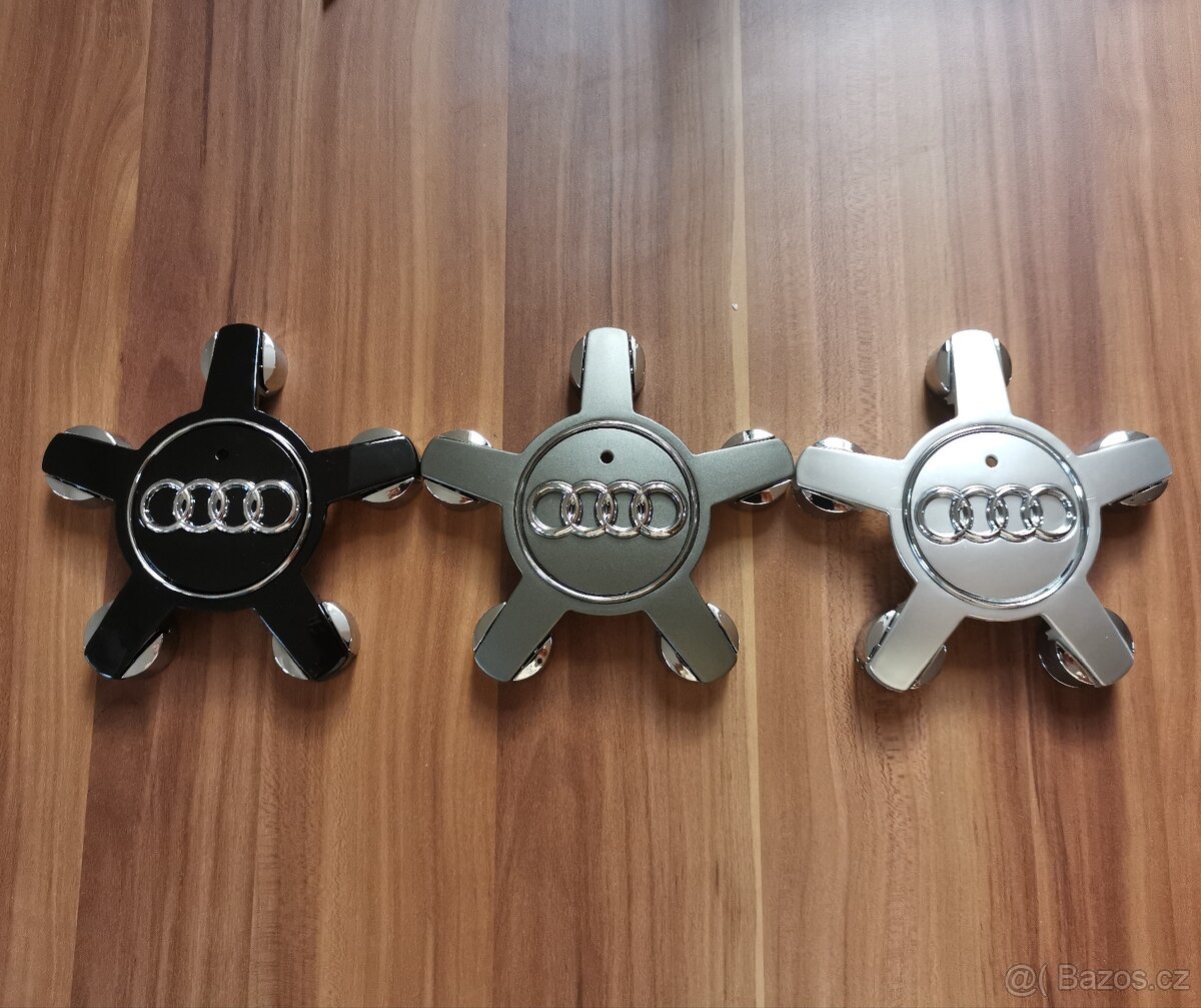 Středové krytky Audi 135mm hvězdice pokličky