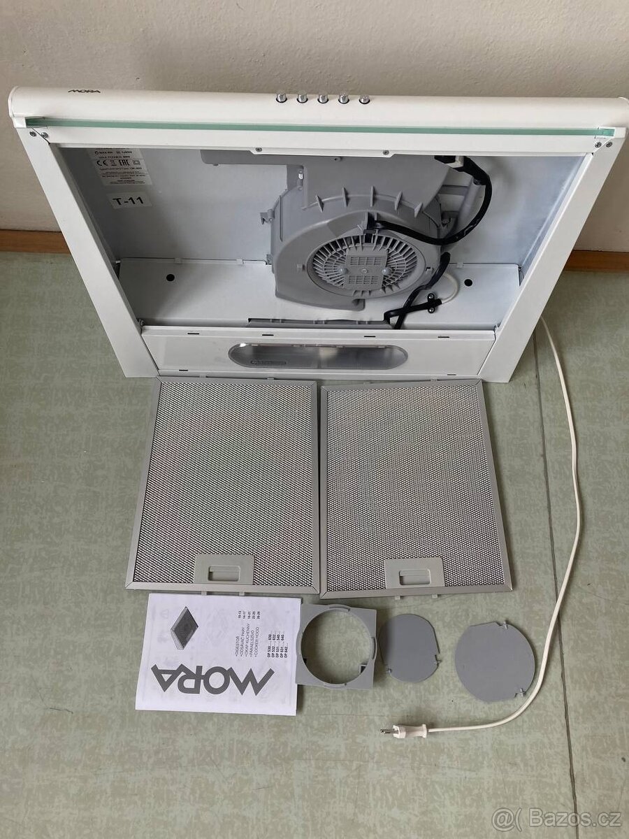 digestoř MORA OP640W – bílá, šířka 60 cm