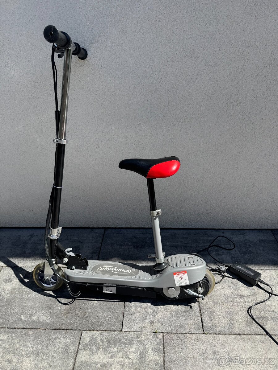 Elektrická koloběžka Physionics se sedadlem, 120 W