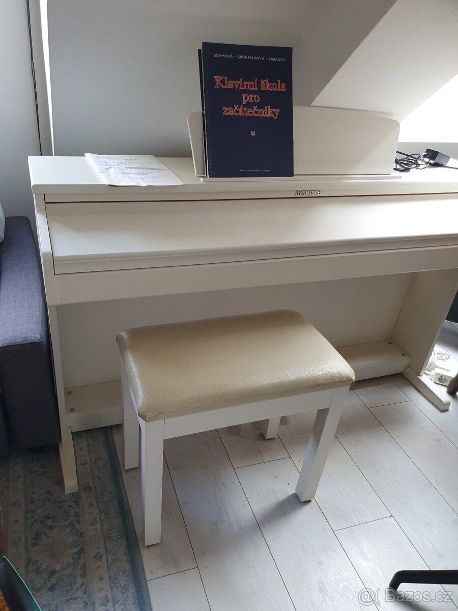 Digitální klavír Dynatone SLP-210 WH