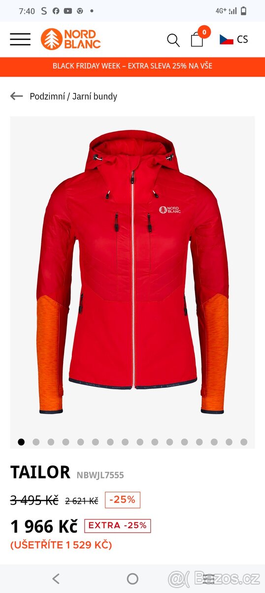 Dámská sportovní bunda velikost S