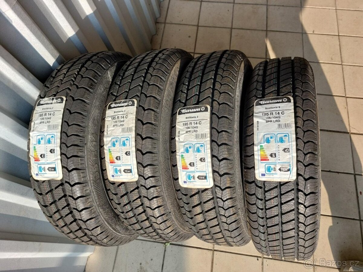 Pneu Barum Snovanis 2 195R14C 106/104Q 8PR  3PMSF