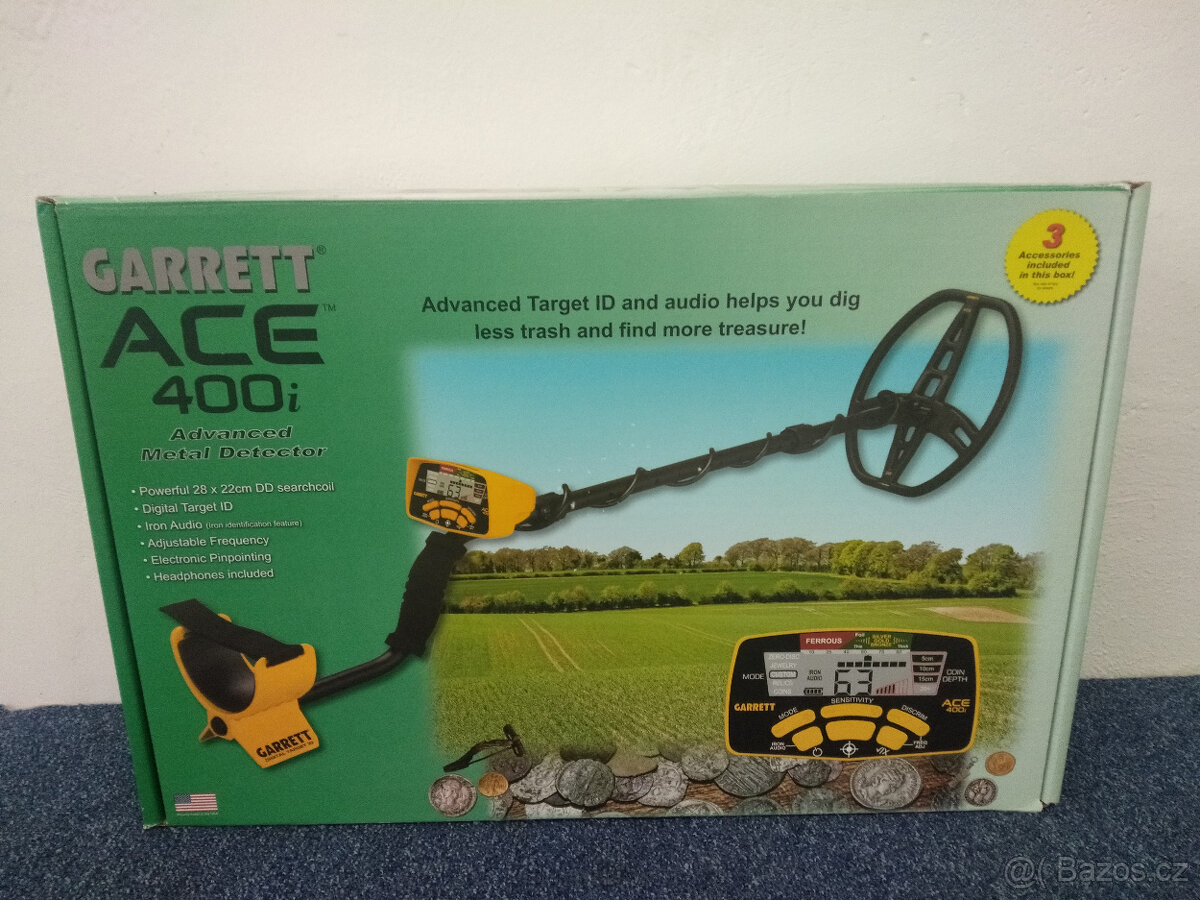 Detektor Garrett ACE 400 i...Nový