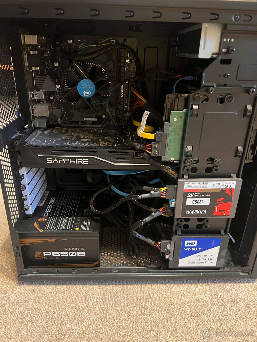 Herní PC – i3 8g • RX470 • 16 GB RAM • SSD + HDD