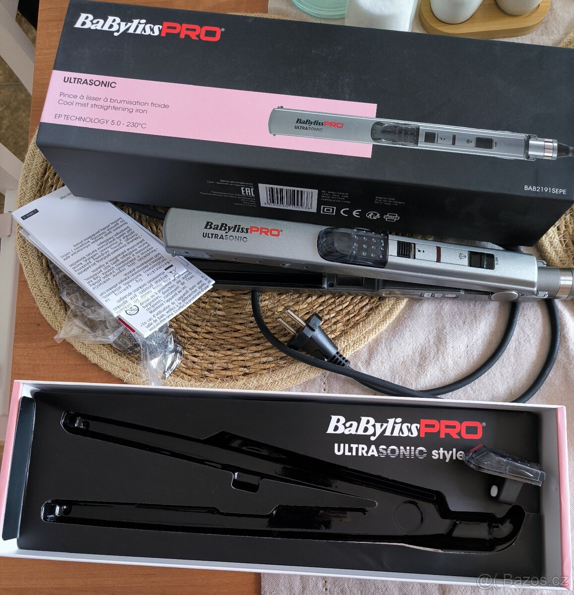 Parní žehlička na vlasy Babyliss pro