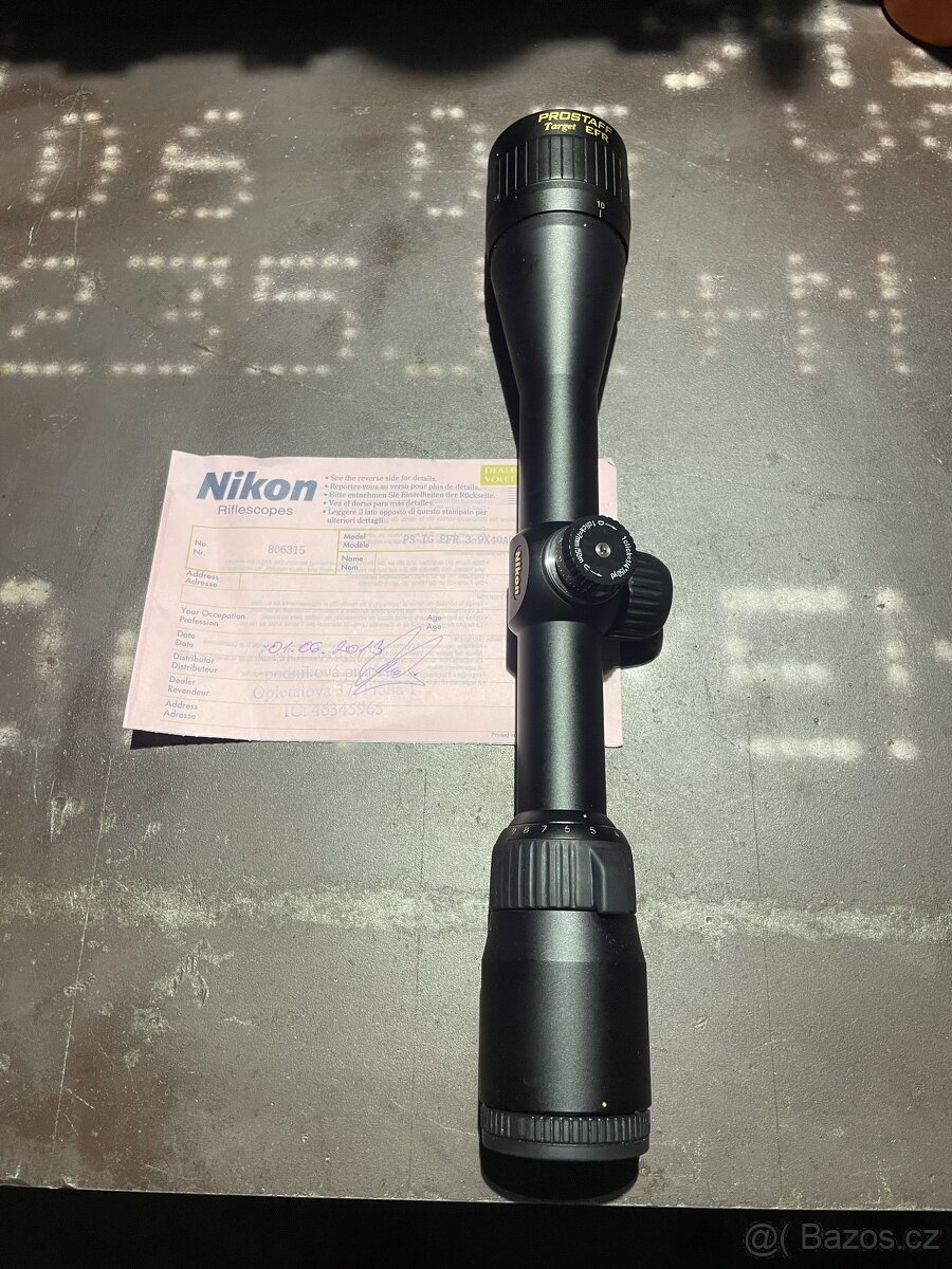 puskohled Nikon prostaff TG EFR 3-9x40