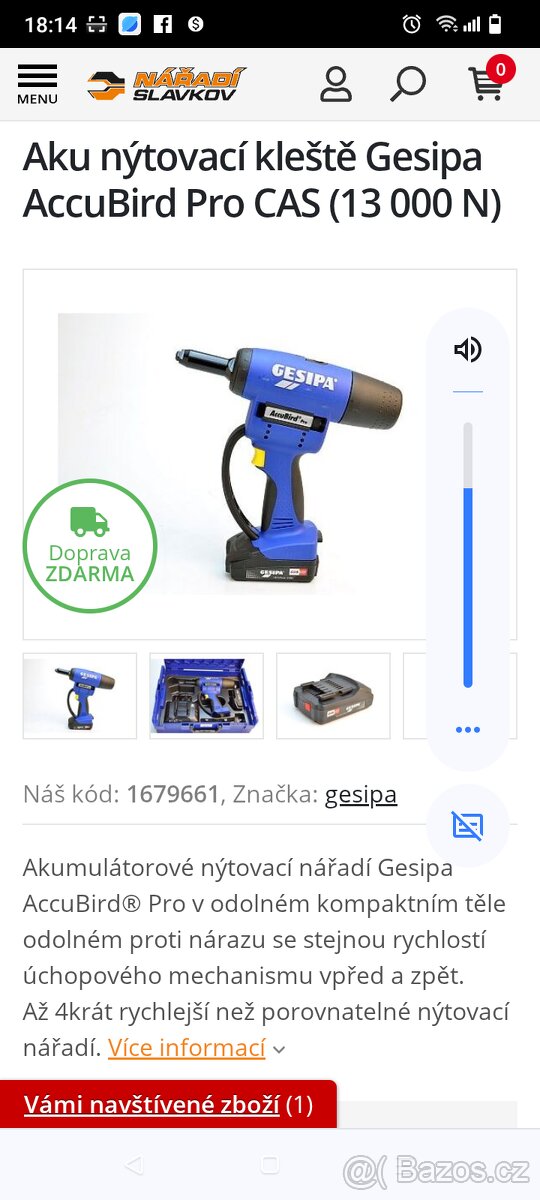 Nýtovací pistole GESIP