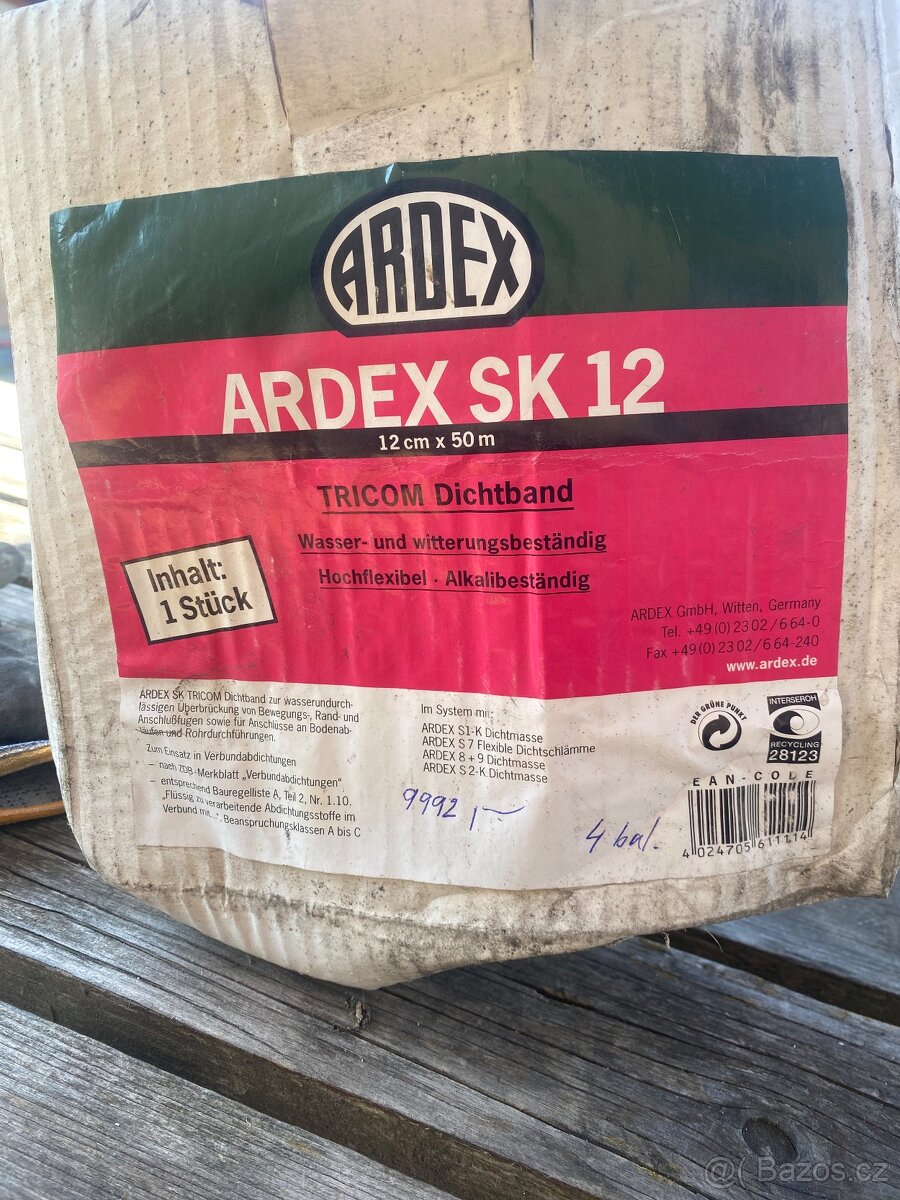 Ardex, watec, gutjahr, aqua drain