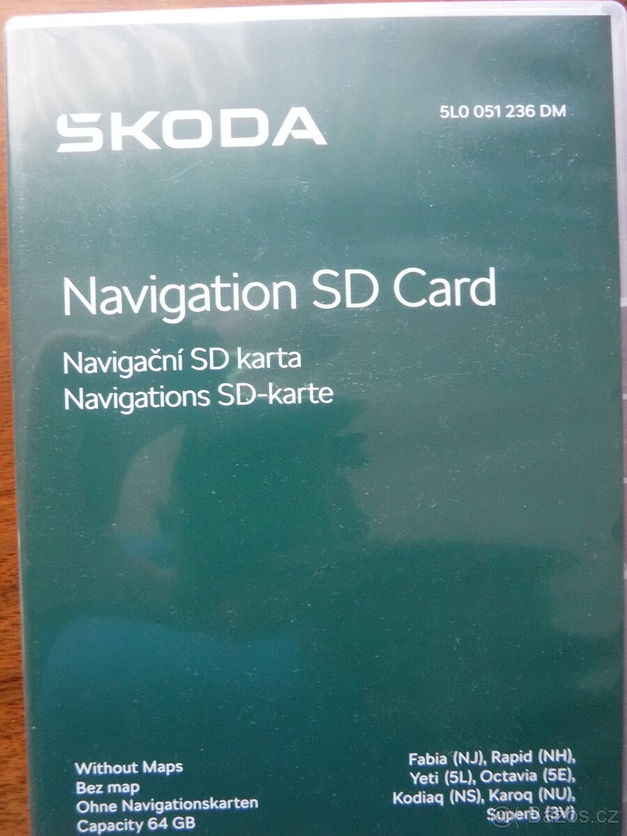 SD karta navigace