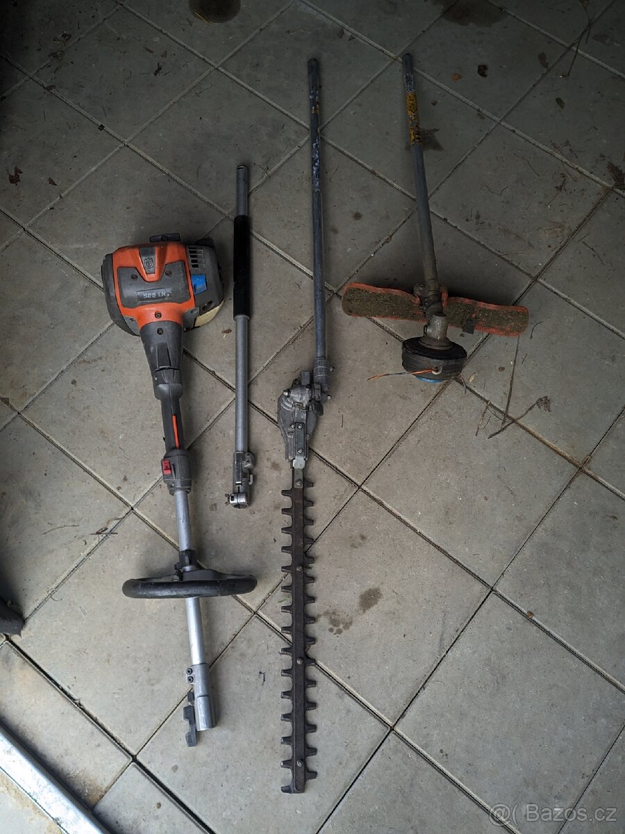 Husqvarna 525LK + plotostrih + vyzinac + prodlouzeni