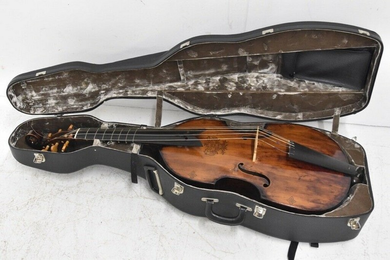 e92o02- Violoncello Viola da Gamba, Etikett Carlo Antonio Te